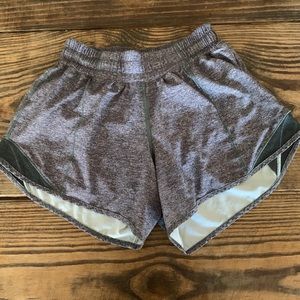 Lululemon gray Hotty hot shorts